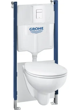 Grohe Bau Even inbouwreservoir met hangend toilet 5-in-1