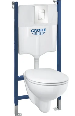 Grohe Bau Even inbouwreservoir met hangend toilet 5-in-1