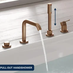 Grohe Colours Badrandcombinatie Essence New 4-delig Koper