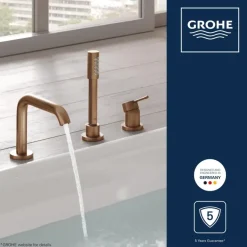 Grohe Colours Badrandcombinatie Essence New 4-delig Koper