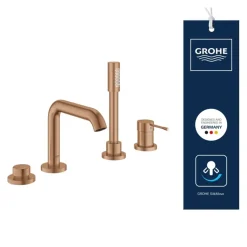 Grohe Colours Badrandcombinatie Essence New 4-delig Koper
