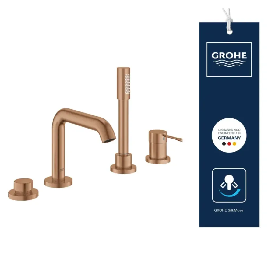 Grohe Colours Badrandcombinatie Essence New 4-delig Koper