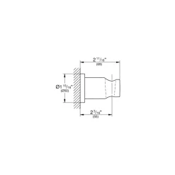 Grohe Colours Handdouchehouder Essence New Grafiet