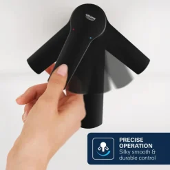 Grohe Dice wastafelmengkraan XL-Size Mat Zwart