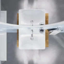 Grohe Dice wastafelmengkraan M-Size Push open Chroom
