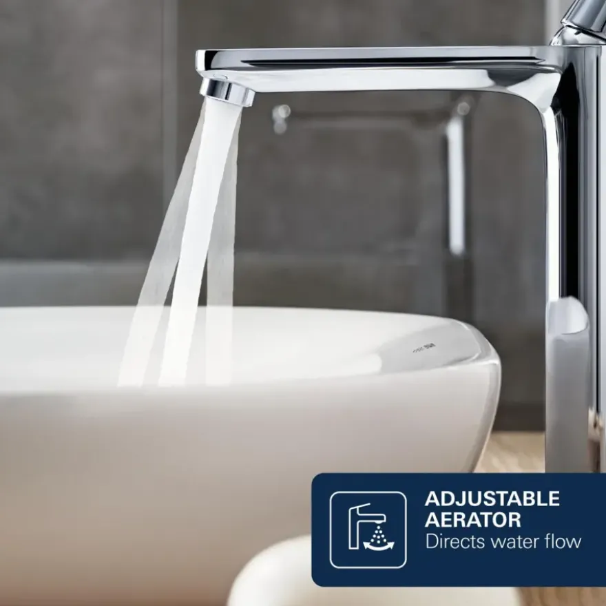 Grohe Dice wastafelmengkraan XL-Size Chroom