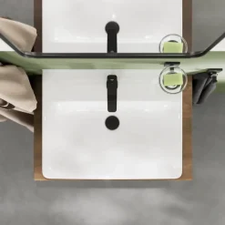 Grohe Dice wastafelmengkraan M-Size Push open Mat Zwart