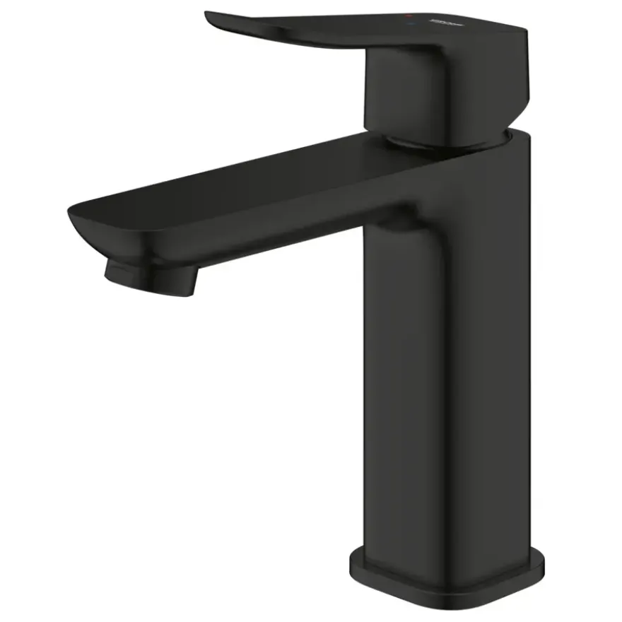 Grohe Dice wastafelmengkraan M-Size Push open Mat Zwart