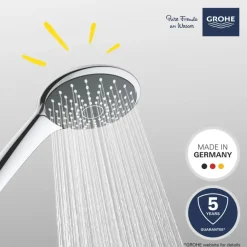 Grohe douchekop Quickfix Vitalio Joy handdouche 1 stand ø 11 cm chroom