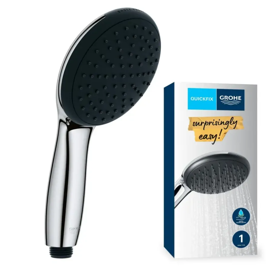 Grohe douchekop Quickfix Vitalio Start 110 handdouche waterbesparend 1 stand ø 11 cm chroom