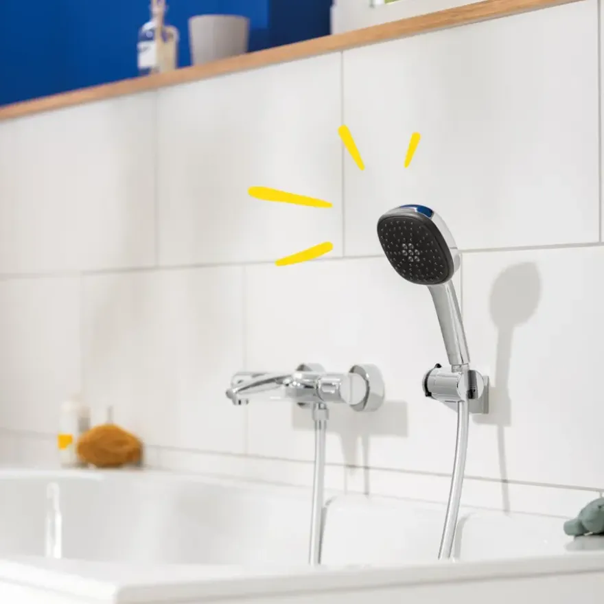 Grohe douchekop Quickfix Vitalio Comfort handdouche waterbesparend 3 standen ø 10 cm chroom