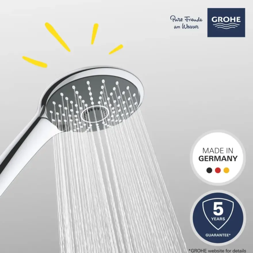 Grohe douchekop Quickfix Vitalio Joy handdouche 3 standen ø 11 cm chroom