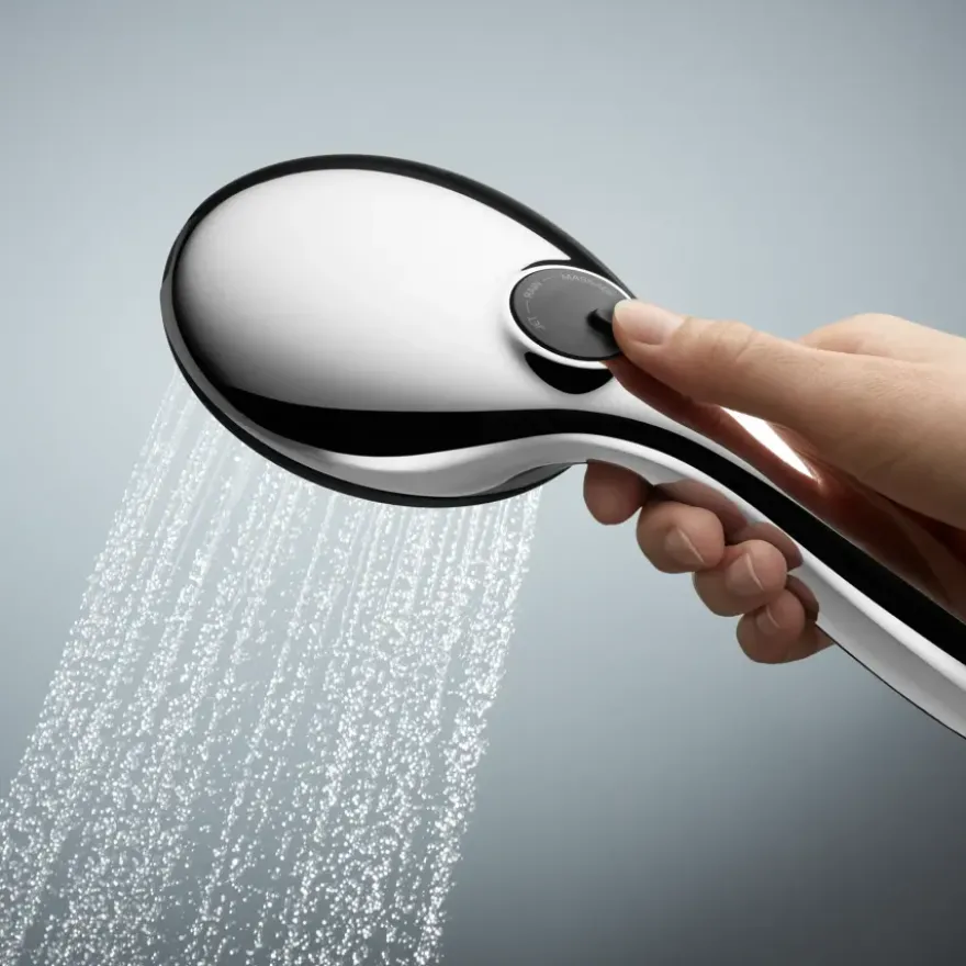 Grohe douchekop Quickfix Vitalio Start 110 handdouche waterbesparend 2 standen ø 11 cm chroom
