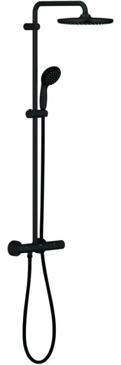 Grohe douchekop Quickfix Vitalio Start handdouche waterbesparend 2 standen ø 11 cm zwart