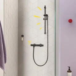 Grohe douchekraan Precision Start mat zwart