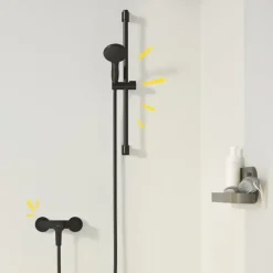 Grohe douchemengkraan Start mat zwart 15 cm
