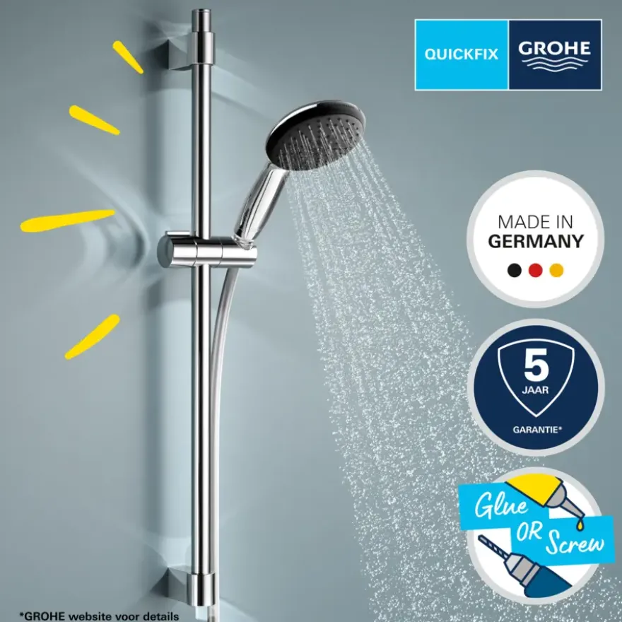 Grohe doucheset Quickfix Vitalio Start 2 standen chroom