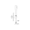 Grohe doucheset Quickfix Vitalio Get 1 stand chroom