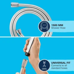 Grohe doucheset Quickfix Vitalio Get 1 stand chroom