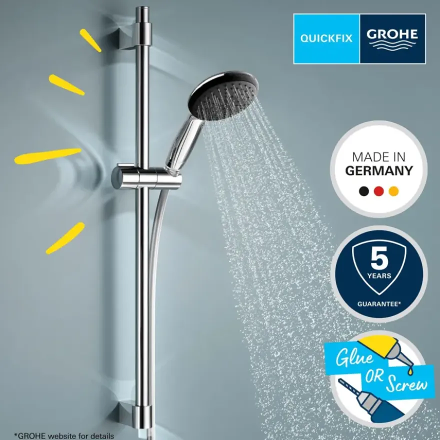 Grohe doucheset Quickfix Vitalio Start 3 standen chroom