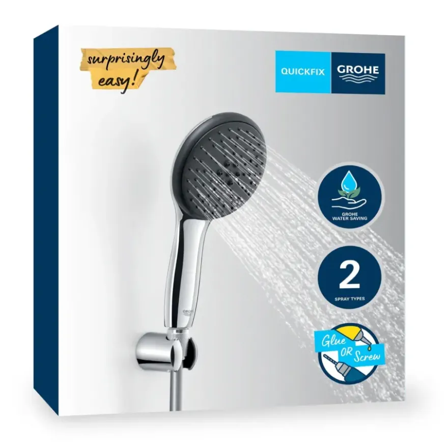 Grohe doucheset Quickfix Vitalio Start 2 standen chroom