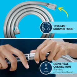 Grohe doucheset Quickfix Vitalio Start 2 standen chroom