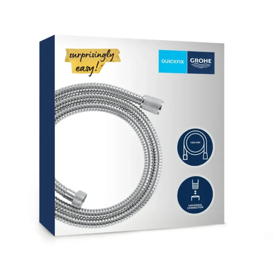 Grohe doucheslang VitalioFlex Metal metaal 150 cm chroom