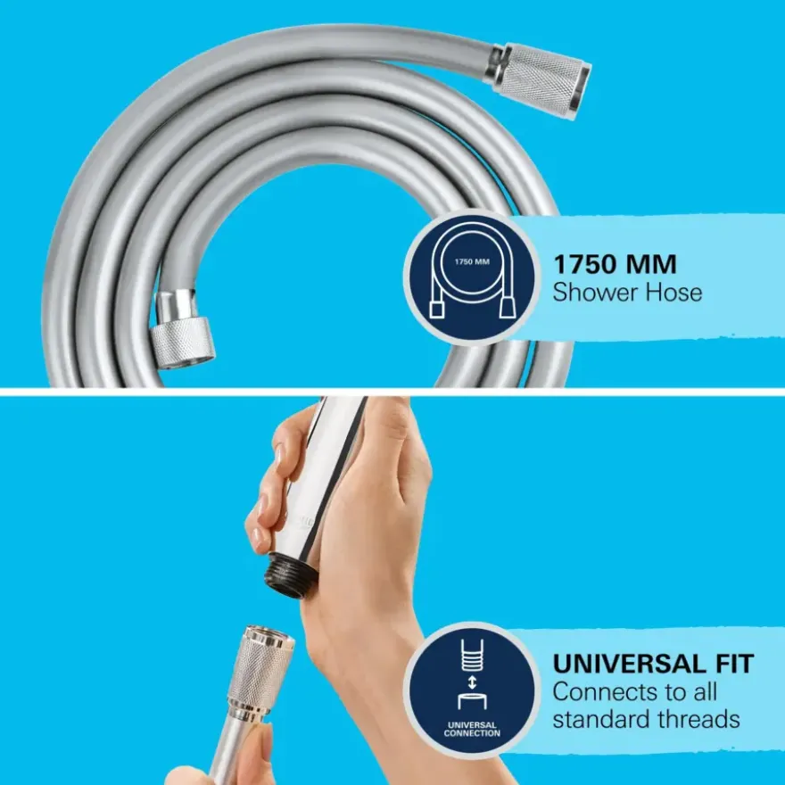 Grohe doucheslang VitalioFlex Comfort kunststof 175 cm chroom