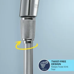 Grohe doucheslang VitalioFlex Comfort kunststof 175 cm chroom