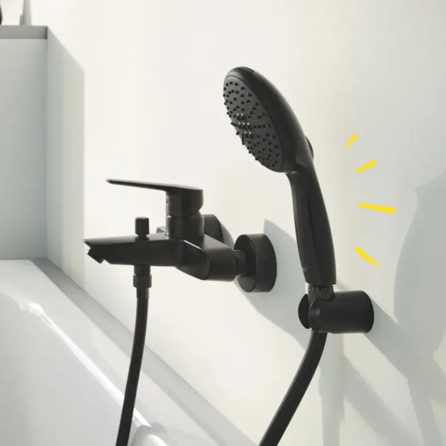 Grohe doucheslang VitalioFlex Trend kunststof 150 cm mat zwart