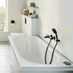 Grohe douchesysteem Vitalio Start 250 met handdouche en thermostaatkraan 2 standen chroom, max. 8,0 L/min bij 3 bar - hartafstand kraan 15 cm