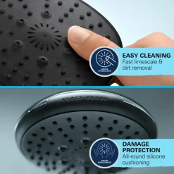 Grohe douchesysteem Vitalio Start 250 met handdouche en thermostaatkraan 2 standen chroom, max. 8,0 L/min bij 3 bar - hartafstand kraan 15 cm