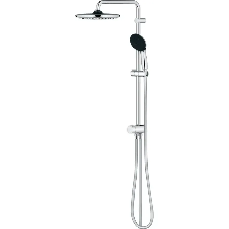 Grohe Douchesysteem Vitalio Start 250 met omstelling Rond, Max. 8,0L/M Bij 3 Bar Chroom - hartafstand kraan 15 cm