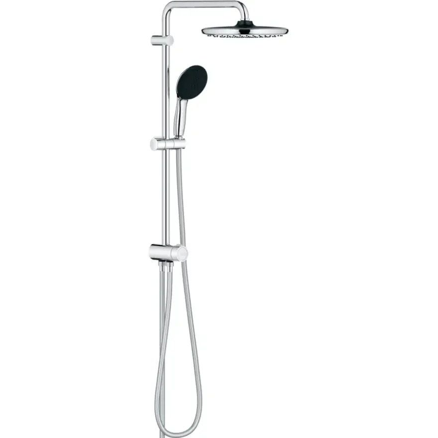 Grohe Douchesysteem Vitalio Start 250 met omstelling Rond, Max. 8,0L/M Bij 3 Bar Chroom - hartafstand kraan 15 cm