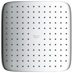 Grohe Douchesysteem Vitalio Comfort 250 Douchesysteem vierkant met omstelling, Max. 8,0L/M Bij 3 Bar Chroom - hartafstand kraan 15 cm