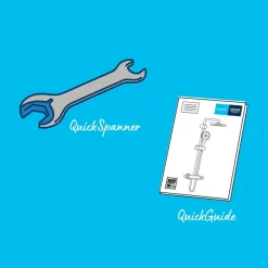 Grohe Douchesysteem Vitalio Comfort 250 Douchesysteem vierkant met omstelling, Max. 8,0L/M Bij 3 Bar Chroom - hartafstand kraan 15 cm