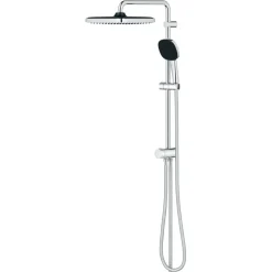 Grohe Douchesysteem Vitalio Comfort 250 Douchesysteem vierkant met omstelling, Max. 8,0L/M Bij 3 Bar Chroom - hartafstand kraan 15 cm
