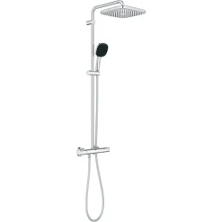 Grohe Douchesysteem Vitalio Comfort 250 met thermostaatkraan, Max. 8,0L/M Bij 3 Bar - Chroom - hartafstand kraan 15 cm