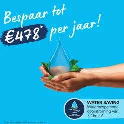 Grohe Douchesysteem Vitalio Comfort 250 met thermostaatkraan, Max. 8,0L/M Bij 3 Bar - Chroom - hartafstand kraan 15 cm