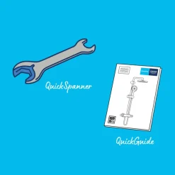 Grohe Douchesysteem Vitalio Comfort 250 met thermostaatkraan, Max. 8,0L/M Bij 3 Bar - Chroom - hartafstand kraan 15 cm