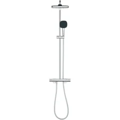Grohe Douchesysteem Vitalio Comfort 250 met thermostaatkraan, Max. 8,0L/M Bij 3 Bar - Chroom - hartafstand kraan 15 cm