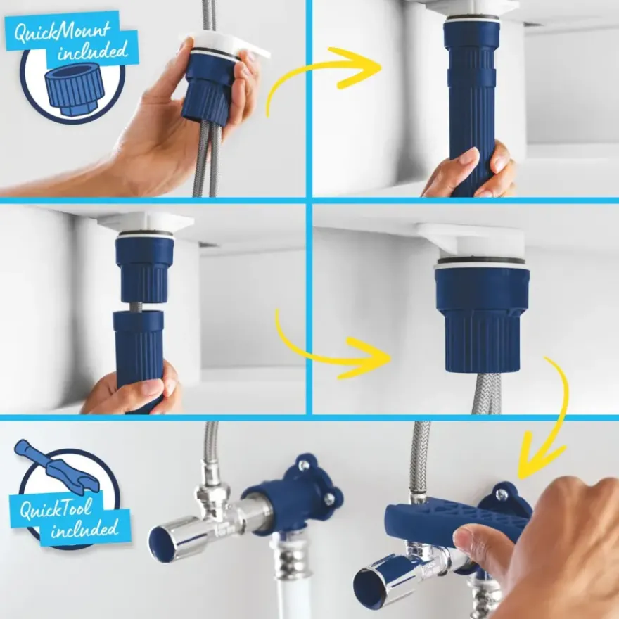 GROHE Get éénhendel keukenkraan met hoge uitloop Chroom