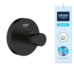 Grohe Handdoekhaak QuickFix Start Mat Zwart