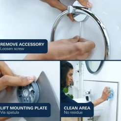 Grohe Handdoekhaak QuickFix Start Mat Zwart