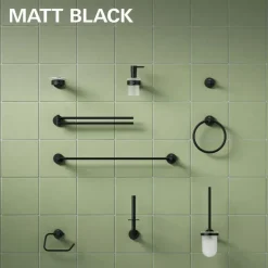 Grohe Handdoekhaak QuickFix Start Mat Zwart