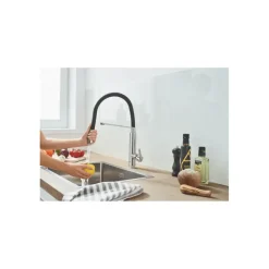 Grohe Keukenkraan Feel met Spoelkraan Chroom