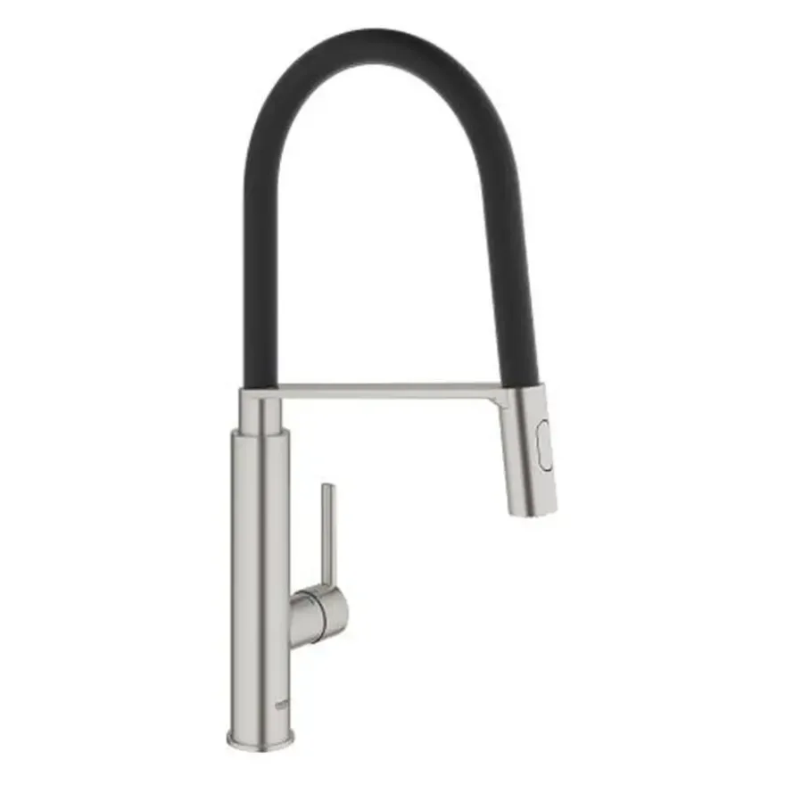 Grohe Keukenkraan Feel met Spoelkraan Supersteel