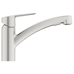 Grohe keukenkraan Start dual spray QuickFix supersteel (RVS look)