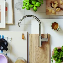 Grohe keukenkraan Start Edge chroom