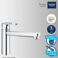 Grohe keukenkraan Start flow QuickFix chroom